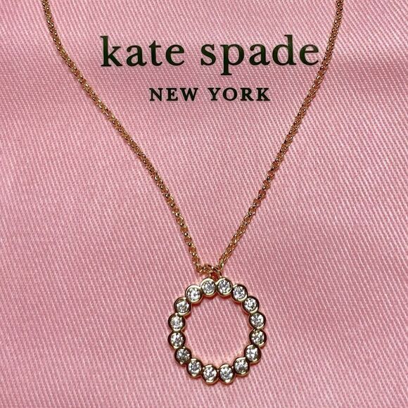 NWT Kate Spade Full Circle Mini Pendant Necklace - Picture 1 of 9